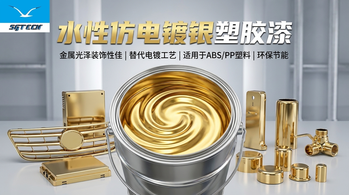 水性仿电镀银塑胶漆