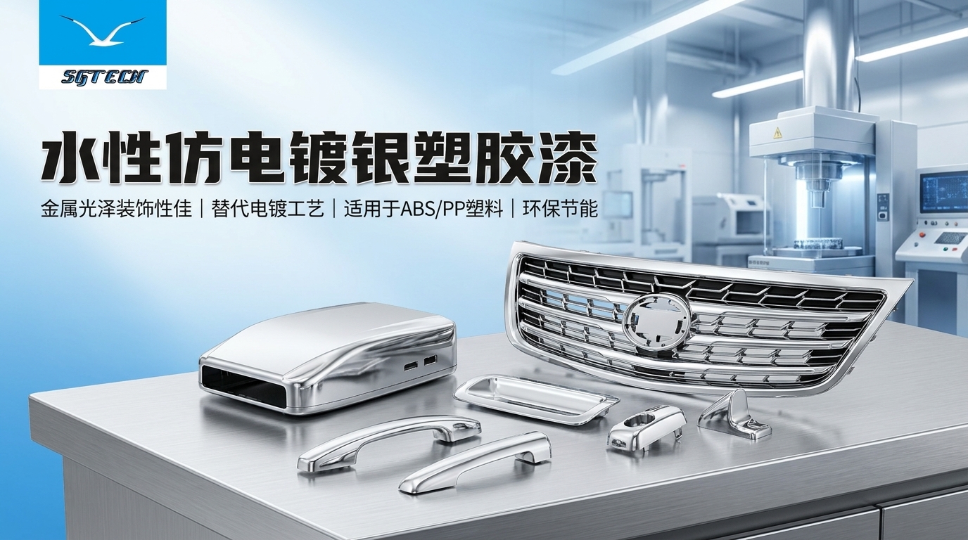 水性仿电镀银塑胶漆