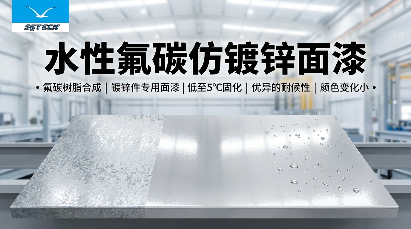 水性氟碳仿镀锌面漆（银白色）
